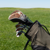 Mom Est. year Modern Bold Script Golf Head Cover (Insitu)