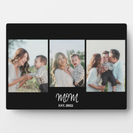 Mom Established, 3-Photo Plaque Fotoplaat