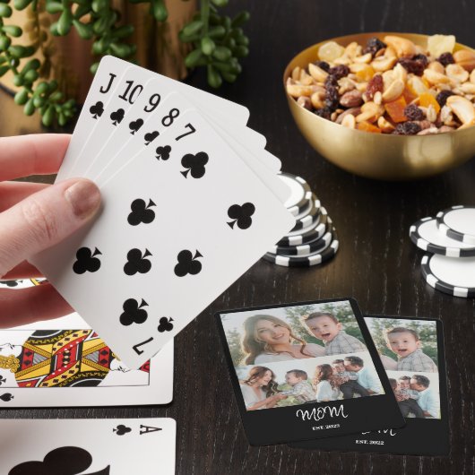 Mom Established, 3-Photo Poker Cards Pokerkaarten (Insitu)