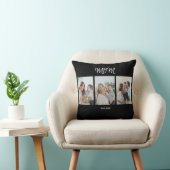 Mom Established, 3-Photo Throw Pillow Kussen (Stoel)