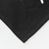 Mom Established Black Modern Script Photo Fleece Deken (Hoek)