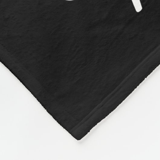 Mom Established Black Modern Script Photo Fleece Deken (Hoek)