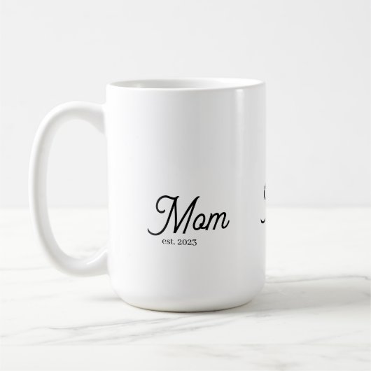 Mom Established Black Script Koffiemok (Links)