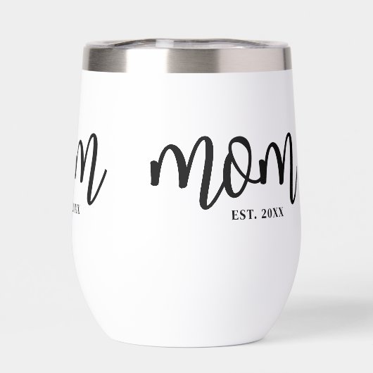 Mom Established Black Script Mother's (Achterkant)