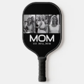 Mom Established Bold Black 3 Photo Pickleball Paddle (Voorkant)