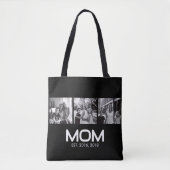 Mom Established Bold Black 3 Photo  Tote Bag (Voorkant)