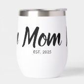 Mom Established Date Black Script Custom (Links)