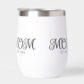 Mom Established Date Black Script New Mom Gift (Rechts)