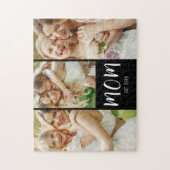 Mom Established Elegant Script Black 3 Photo  Legpuzzel (Verticaal)