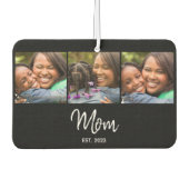 Mom Established Elegant Script Black 3 Photo  Luchtverfrisser (Voorkant)