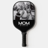 Mom Established Fun Bold Photo  Pickleball Paddle (Voorkant)