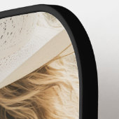 Mom Established Fun Script Photo Pickleball Paddle (Links Detail)