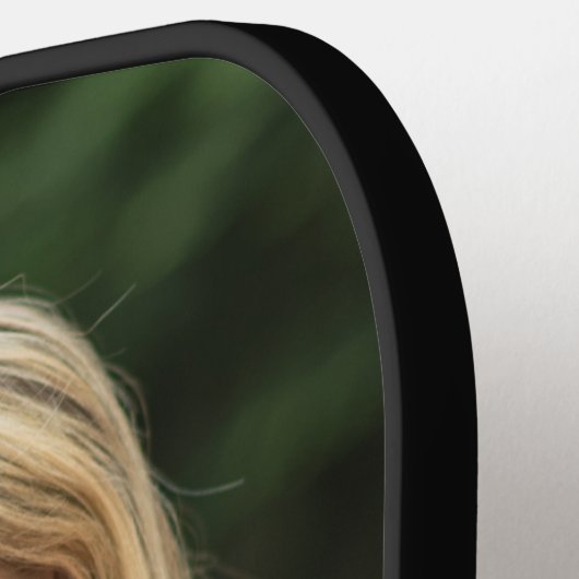 Mom Established Fun Script Photo Pickleball Paddle (Links Detail)