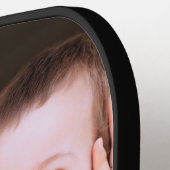 Mom Established Fun Script Photo Pickleball Paddle (Links Detail)