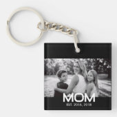Mom Established Modern Bold Photo Sleutelhanger (Voorkant)