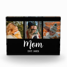 Mom Established Modern Bold Script Black 3 Photo
