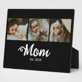 Mom Established Modern Bold Script Black 3 Photo Fotoplaat (Zijkant)
