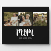 Mom Established Modern Bold Script Black 3 Photo Fotoplaat (Voorkant)