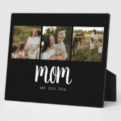 Mom Established Modern Bold Script Black 3 Photo Fotoplaat (Zijkant)