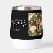 Mom Established Modern Bold Script Black Photo (Achterkant)