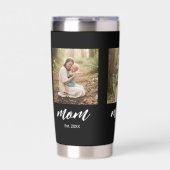 Mom Established Modern Script 3 Photo Geïsoleerde Drinkbeker (Voorkant)