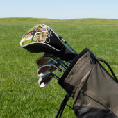 Mom Established Modern Script 3 Photo Golfheadcover (Insitu)