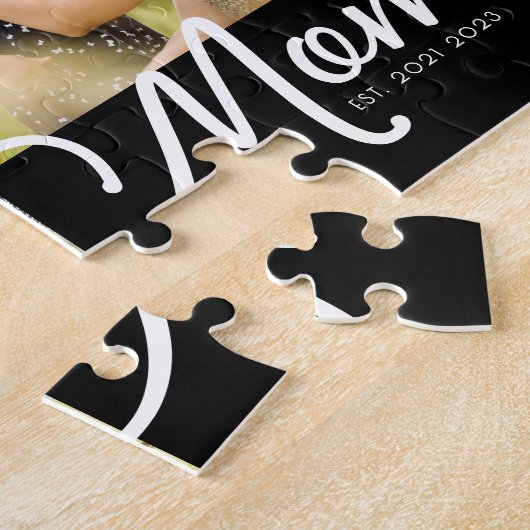 Mom Established Modern Script 3 Photo Legpuzzel (Zijkant)