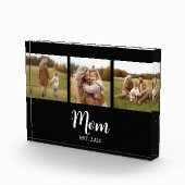Mom Established Modern Script Black 3 Fotoblokken (Rechts)