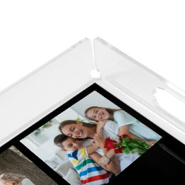 Mom Established Modern Script Black 3 Photo Acryl Dienblad