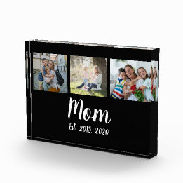 Mom Established Modern Script Black 3 Photo Acryl Prijs