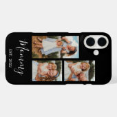 Mom Established Modern Script Black 3 Photo Case-Mate iPhone Case (Achterkant (horizontaal))