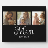 Mom Established Modern Script Black 3 Photo Fotoplaat (Voorkant)