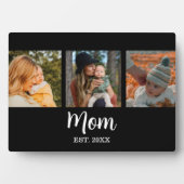 Mom Established Modern Script Black 3 Photo Fotoplaat (voorkant)