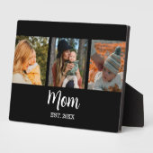 Mom Established Modern Script Black 3 Photo Fotoplaat (Zijkant)
