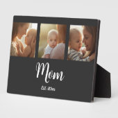Mom Established Modern Script Black 3 Photo Fotoplaat (Zijkant)