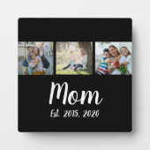 Mom Established Modern Script Black 3 Photo Fotoplaat (Voorkant)
