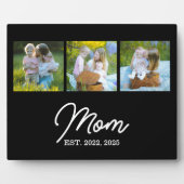 Mom Established Modern Script Black 3 Photo Fotoplaat (Voorkant)