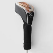 Mom Established Modern Script Photo Golfheadcover (Schuin)