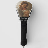 Mom Established Modern Script Photo Golfheadcover (Voorkant)