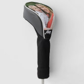 Mom Established Modern Script Photo Golfheadcover (Schuin)