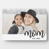 Mom Established Mother's Day Gift Photo Fotoplaat (voorkant)