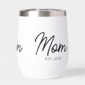 Mom Established New Mom Gift (Achterkant)