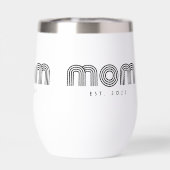 Mom Established New Mom Gift (Achterkant)