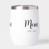 Mom Established New Mom Gift (Achterkant)