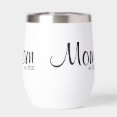 Mom Established New Mom Gift (Achterkant)