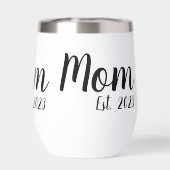 Mom Established New Mom Gift (Achterkant)