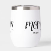 Mom Established New Mom Gift (Achterkant)