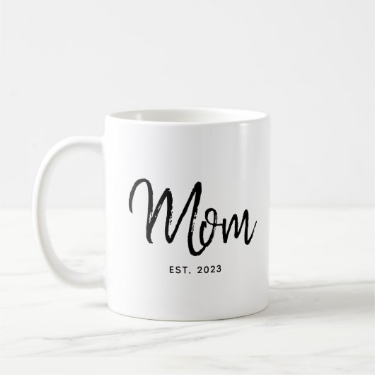 Mom Established New Mom Gift Coffee Mug Koffiemok (Links)