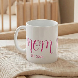 Mom Established New Mom Gift Coffee Mug Koffiemok