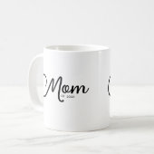 Mom Established New Mom Gift Coffee Mug Koffiemok (Voorkant links)